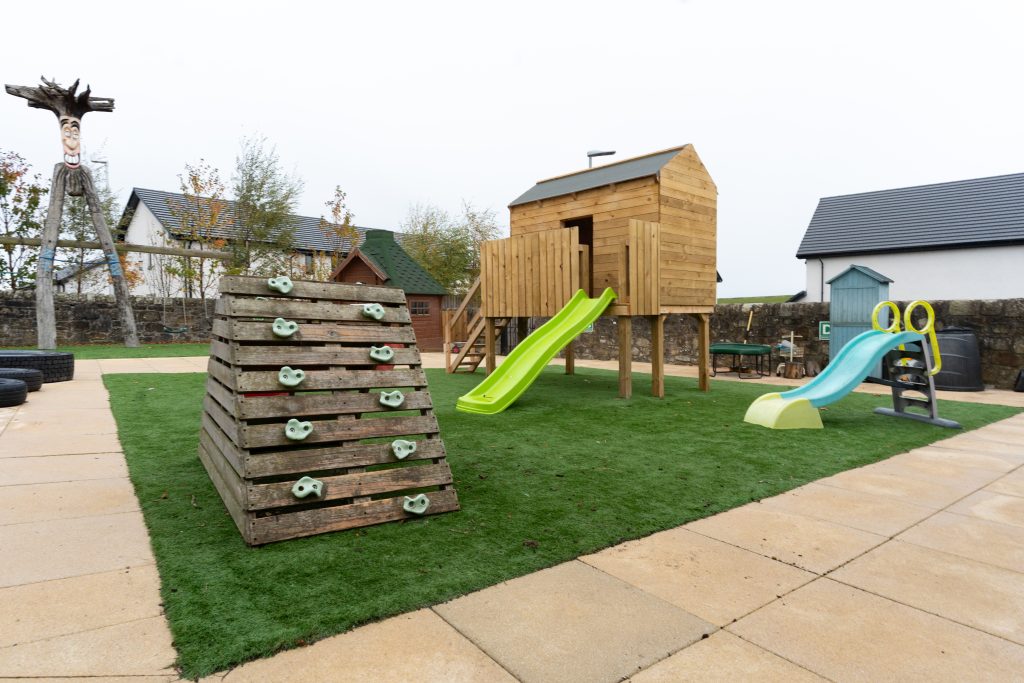 picture of an outdoor play area at the nursery